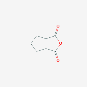 molecular formula C7H6O3 B1581033 1-Cyclopentene-1,2-dicarboxylic anhydride CAS No. 3205-94-5