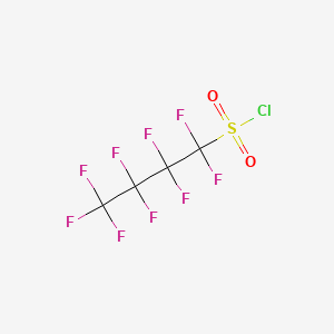 molecular formula C4ClF9O2S B1581034 Nonafluoro-1-butanesulfonyl chloride CAS No. 2991-84-6