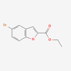 molecular formula C11H9BrO3 B1581035 Ethyl 5-bromobenzofuran-2-carboxylate CAS No. 84102-69-2