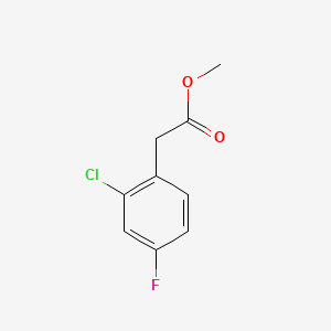 molecular formula C9H8ClFO2 B1581036 Methyl 2-(2-chloro-4-fluorophenyl)acetate CAS No. 214262-88-1