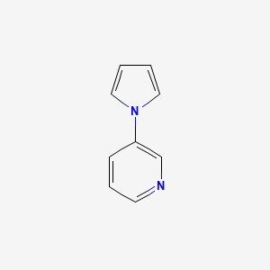 molecular formula C9H8N2 B1581038 3-(1H-pyrrol-1-yl)pyridine CAS No. 72692-99-0