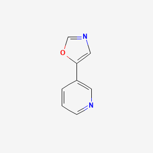 molecular formula C8H6N2O B1581039 5-(3-吡啶基)-1,3-噁唑 CAS No. 70380-74-4