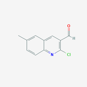 molecular formula C11H8ClNO B1581043 2-Chloro-6-methylquinoline-3-carbaldehyde CAS No. 73568-27-1