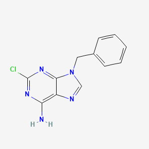 molecular formula C12H10ClN5 B1581049 9-苄基-2-氯-9h-嘌呤-6-胺 CAS No. 56046-25-4