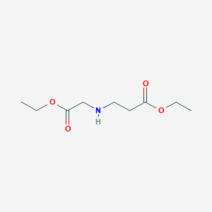 molecular formula C9H17NO4 B1581053 Ethyl 3-(ethoxycarbonylmethylamino)propionate CAS No. 3783-61-7