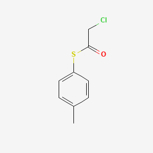 molecular formula C9H9ClOS B1581062 S-氯乙酰基-对甲硫基甲苯 CAS No. 24197-66-8