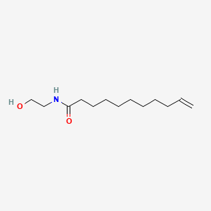 molecular formula C13H25NO2 B1581069 10-十一烯酰胺，N-(2-羟乙基)- CAS No. 20545-92-0