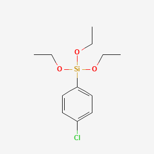 B1581073 (4-Chlorophenyl)triethoxysilane CAS No. 21700-74-3