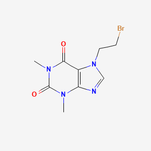 molecular formula C9H11BrN4O2 B1581078 7-(2-Bromoethyl)-3,7-dihydro-1,3-dimethyl-1H-purine-2,6-dione CAS No. 23146-05-6