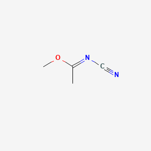 molecular formula C4H6N2O B1581085 Methyl N-cyanoethanimideate CAS No. 5652-84-6
