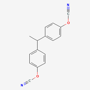 molecular formula C16H12N2O2 B1581087 1,1-Bis(4-cyanatophenyl)ethane CAS No. 47073-92-7