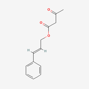 molecular formula C13H14O3 B1581091 肉桂酸乙酰乙酸酯 CAS No. 57582-46-4