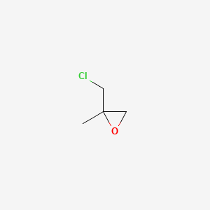 molecular formula C4H7ClO B1581098 2-(Chloromethyl)-2-methyloxirane CAS No. 598-09-4