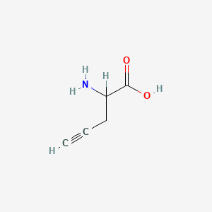 molecular formula C5H7NO2 B1581099 DL-丙炔基甘氨酸 CAS No. 50428-03-0