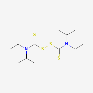 molecular formula C14H28N2S4 B1581101 四异丙基硫代氨基甲酸二硫 CAS No. 4136-91-8