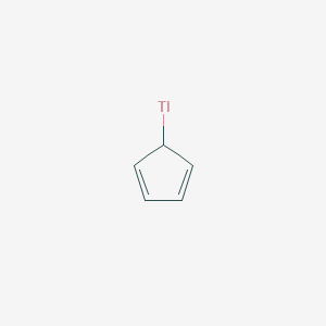 molecular formula C5H5Tl B1581102 Thallium cyclopentadienide CAS No. 34822-90-7