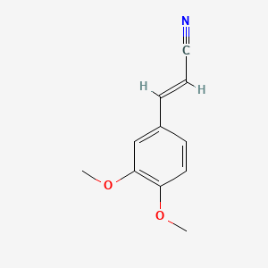 molecular formula C11H11NO2 B1581104 3-(3,4-Dimethoxyphenyl)acrylonitrile CAS No. 6443-72-7