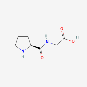 molecular formula C7H12N2O3 B1581105 脯氨酰甘氨酸 CAS No. 2578-57-6