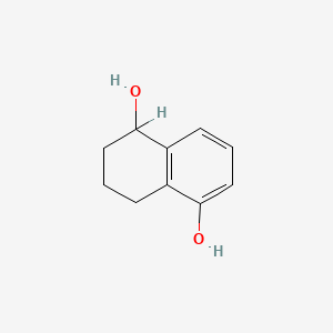 molecular formula C10H12O2 B1581107 1,2,3,4-Tetrahydronaphthalene-1,5-diol CAS No. 40771-26-4
