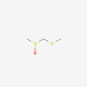 molecular formula C3H8OS2 B1581111 Methyl (methylsulfinyl)methyl sulfide CAS No. 33577-16-1
