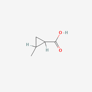 molecular formula C5H8O2 B1581112 2-Methylcyclopropanecarboxylic acid CAS No. 6142-57-0