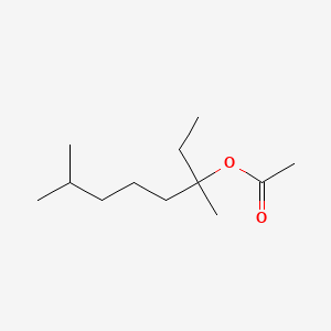 3,7-Dimethyloctan-3-yl acetate