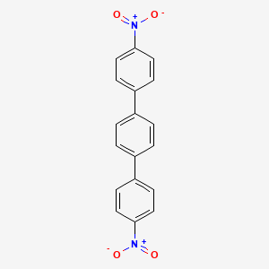 molecular formula C18H12N2O4 B1581124 4,4''-Dinitro-p-terphenyl CAS No. 3282-11-9