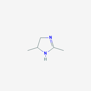 molecular formula C5H10N2 B1581127 2,4-Dimethyl-2-imidazoline CAS No. 930-61-0