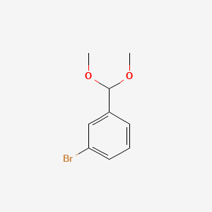 molecular formula C9H11BrO2 B1581133 1-Bromo-3-(dimethoxymethyl)benzene CAS No. 67073-72-7