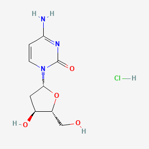 molecular formula C9H14ClN3O4 B1581138 2'-Deoxycytidine hydrochloride CAS No. 3992-42-5