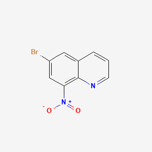molecular formula C9H5BrN2O2 B1581145 6-溴-8-硝基喹啉 CAS No. 68527-67-3