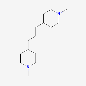molecular formula C15H30N2 B1581157 4,4'-Trimethylenebis(1-methylpiperidine) CAS No. 64168-11-2