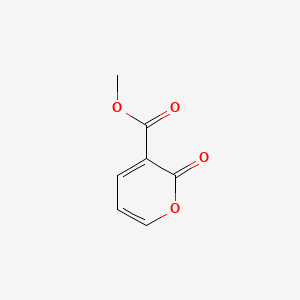 molecular formula C7H6O4 B1581160 甲基2-氧代-2H-吡喃-3-羧酸酯 CAS No. 25991-27-9