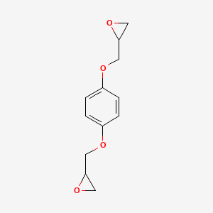 molecular formula C12H14O4 B1581175 1,4-BIS(GLYCIDYLOXY)BENZENE CAS No. 2425-01-6