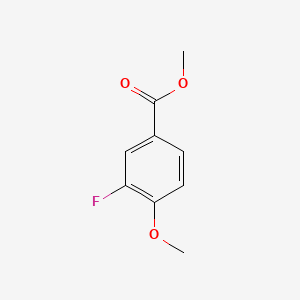 molecular formula C9H9FO3 B1581197 Methyl 3-fluoro-4-methoxybenzoate CAS No. 369-30-2