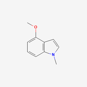 molecular formula C10H11NO B1581200 4-Methoxy-1-methyl-1H-indole CAS No. 7556-35-6