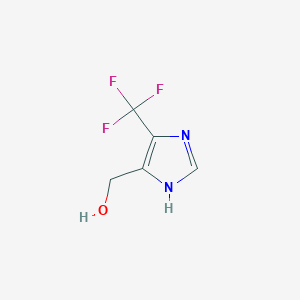 molecular formula C5H5F3N2O B1581202 (4-(三氟甲基)-1H-咪唑-5-基)甲醇 CAS No. 59608-85-4