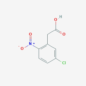molecular formula C8H6ClNO4 B1581203 2-(5-Chloro-2-nitrophenyl)acetic acid CAS No. 22908-28-7