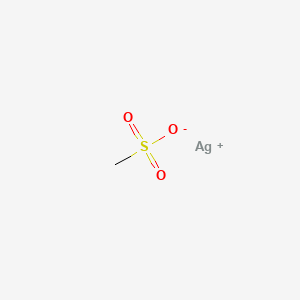 molecular formula CH3AgO3S B1581209 Silver methanesulfonate CAS No. 2386-52-9