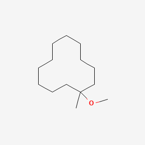 molecular formula C14H28O B1581212 1-Methoxy-1-methylcyclododecane CAS No. 37514-30-0