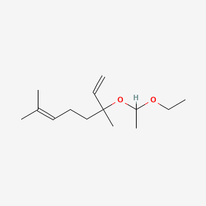 molecular formula C14H26O2 B1581214 1,6-Octadiene, 3-(1-ethoxyethoxy)-3,7-dimethyl- CAS No. 40910-49-4