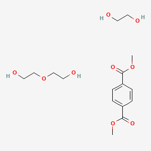 Dimethyl benzene-1,4-dicarboxylate; ethylene glycol; 2-(2-hydroxyethoxy)ethanol