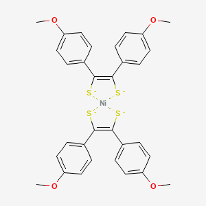 Bis[4,4'-dimethoxy-alpha,alpha'-stilbenedithiolato(2-)]nickel