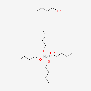 molecular formula C20H45NbO5 B1581235 1-Butanol, niobium(5+) salt (5:1) CAS No. 51030-47-8