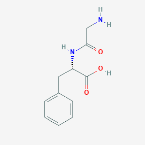 molecular formula C11H14N2O3 B1581239 Glycyl-L-phenylalanine CAS No. 3321-03-7