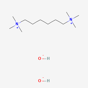 molecular formula C12H32N2O2 B1581242 Hexamethonium hydroxide CAS No. 556-81-0
