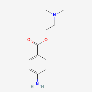 molecular formula C11H16N2O2 B1581257 对氨基苯甲酸二甲氨基乙酯 CAS No. 10012-47-2