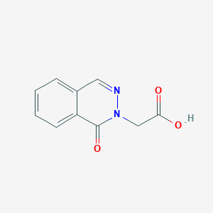molecular formula C10H8N2O3 B1581258 (1-oxophthalazin-2(1H)-yl)acetic acid CAS No. 90689-39-7