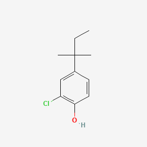 molecular formula C11H15ClO B1581259 2-Chloro-4-(tert-pentyl)phenol CAS No. 5323-65-9