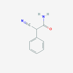 molecular formula C9H8N2O B1581261 2-Cyano-2-phenylacetamide CAS No. 771-84-6